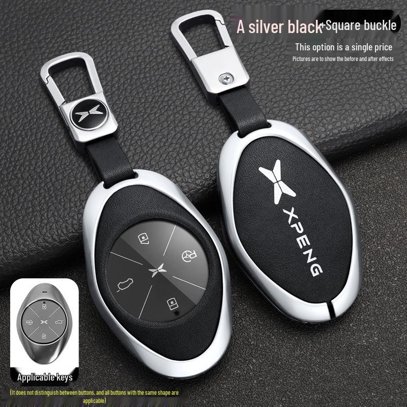 Xpeng P7/G3i Car Key Shell & Case: 2021/2022 Metal Key Holder