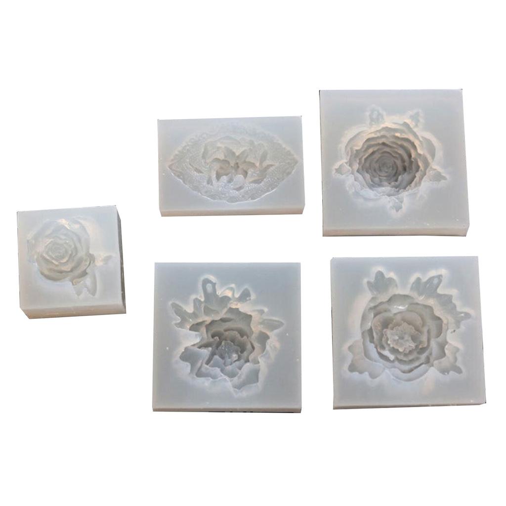 Flower Shaped Silicone Soap Mold DIY Silicone Epoxy Resin Molds Clay Mould Silicone Soap Making Molds Silicone Material