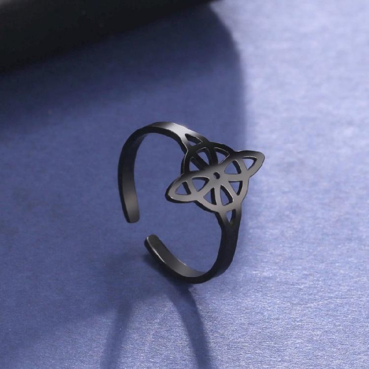 Witchcraft Knot Rings Gift for Women Geometric Celtic Knot Vintage Jewelry