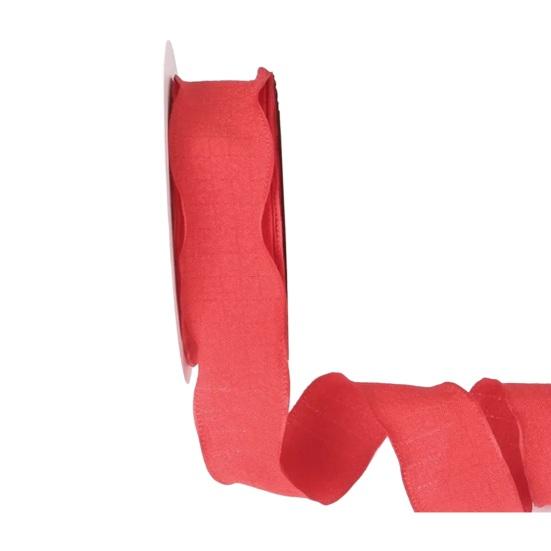 1 Roll 900x2.5CM Ruffle Edge Ribbon DIY Sewing Flower Bridal Bouquets Christmas Gift Box Wrapping Decorative Ribbon Solid Polyester Pleated