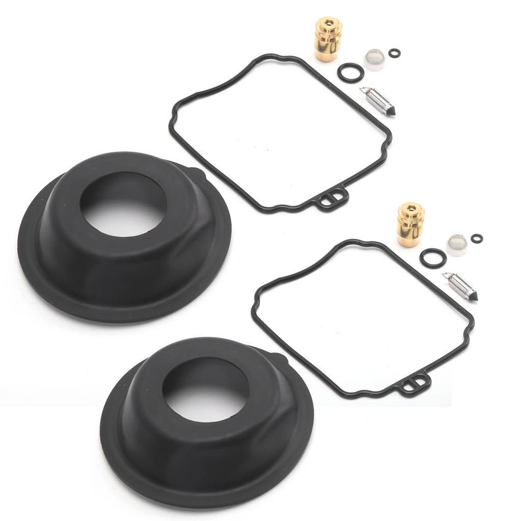 2 Sets Carburetor Rebuild Kit Carb Overhaul Repair Fit for V Star 650 XVS650 Custom
