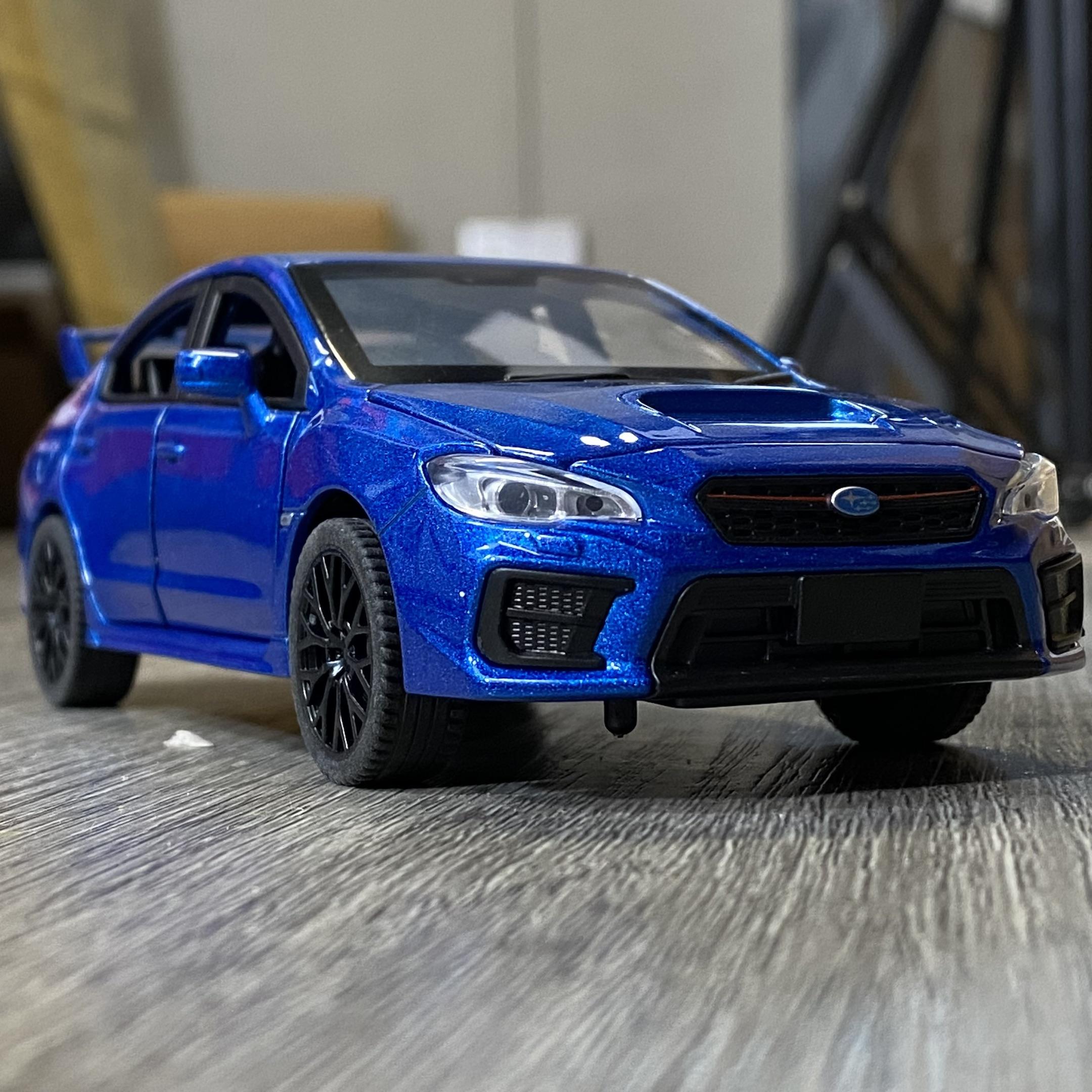 

1:30 Subaru Impreza WRX STI 2020 Super Sports Car Alloy Diecast Model Car Children s Toy Car Home Interior Decorations Ornaments синій