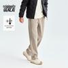 BENLAI Men's Fluffy Thick Warm Loose Straight Casual Pants