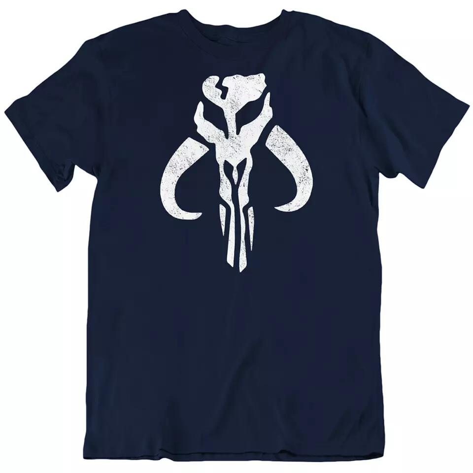 Mask, Mythosaur Skull, Mandalorian Star, Halloween Tv Funny T Shirt Tee Gift New S