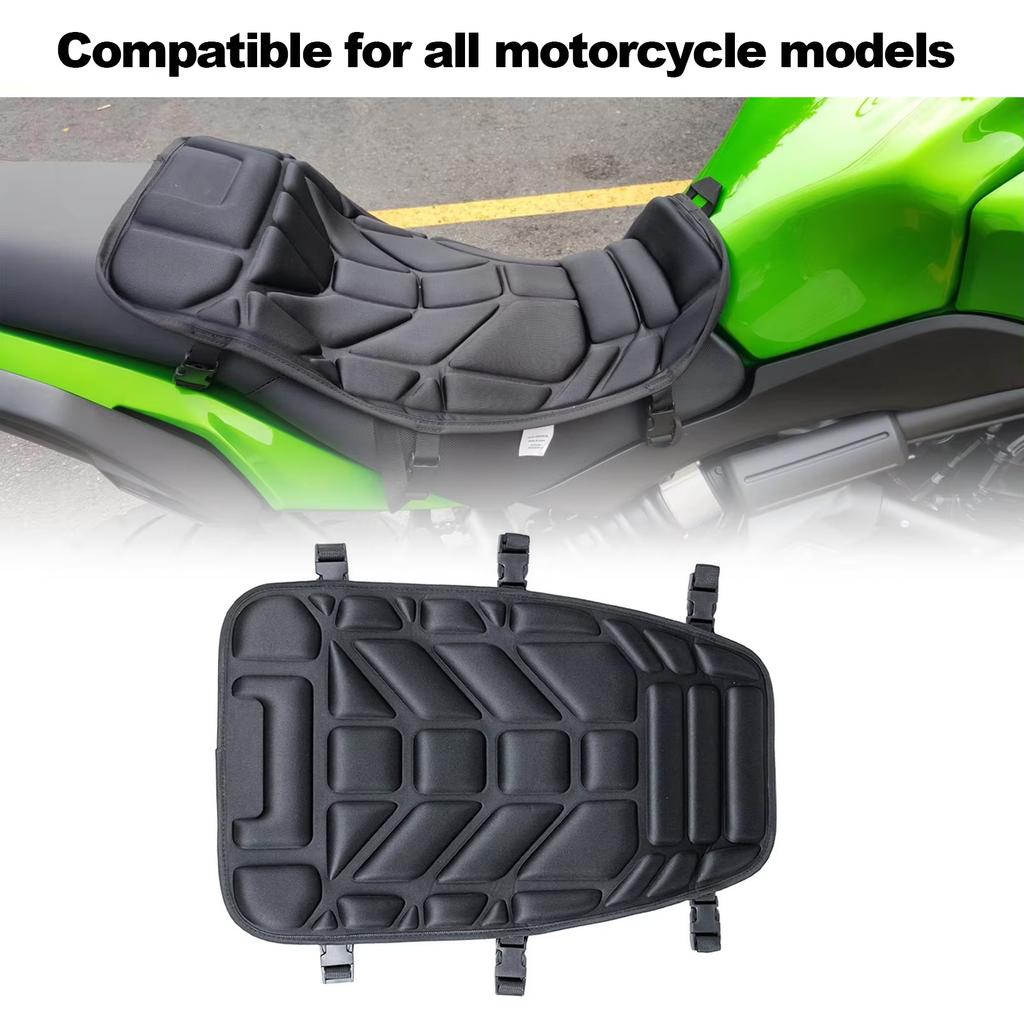 Universal Breathable Motorcycle Seat Cushion ATV Decompression Cushion Anti-skid Cushion for Long Time Riding Cushion Protector-