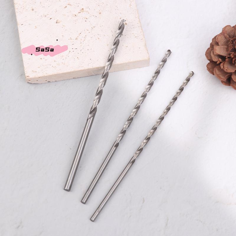 5Pcs 2mm 3mm 3.5mm 4mm 5mm Twist Drill Bit Kit For Wood Plastic Alloy Metal Woodworking Deep Hole Drilling Tools