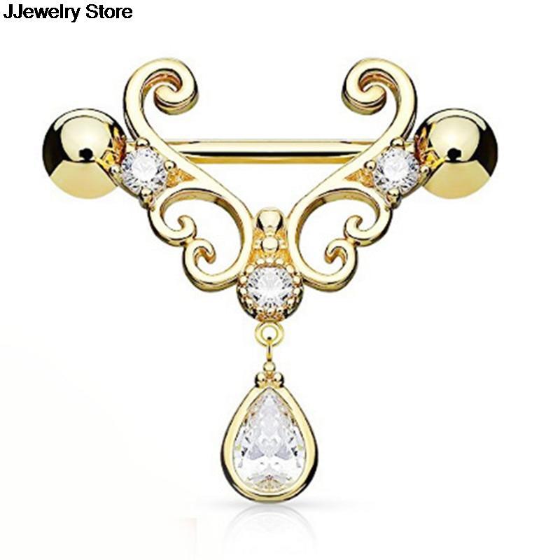 1Pc Vintage Nipple Piercing Bohemia Bar Rings Surgical Steel Sliver Color Nipple Barbell Piercing Nombril Bar Body Jewelry
