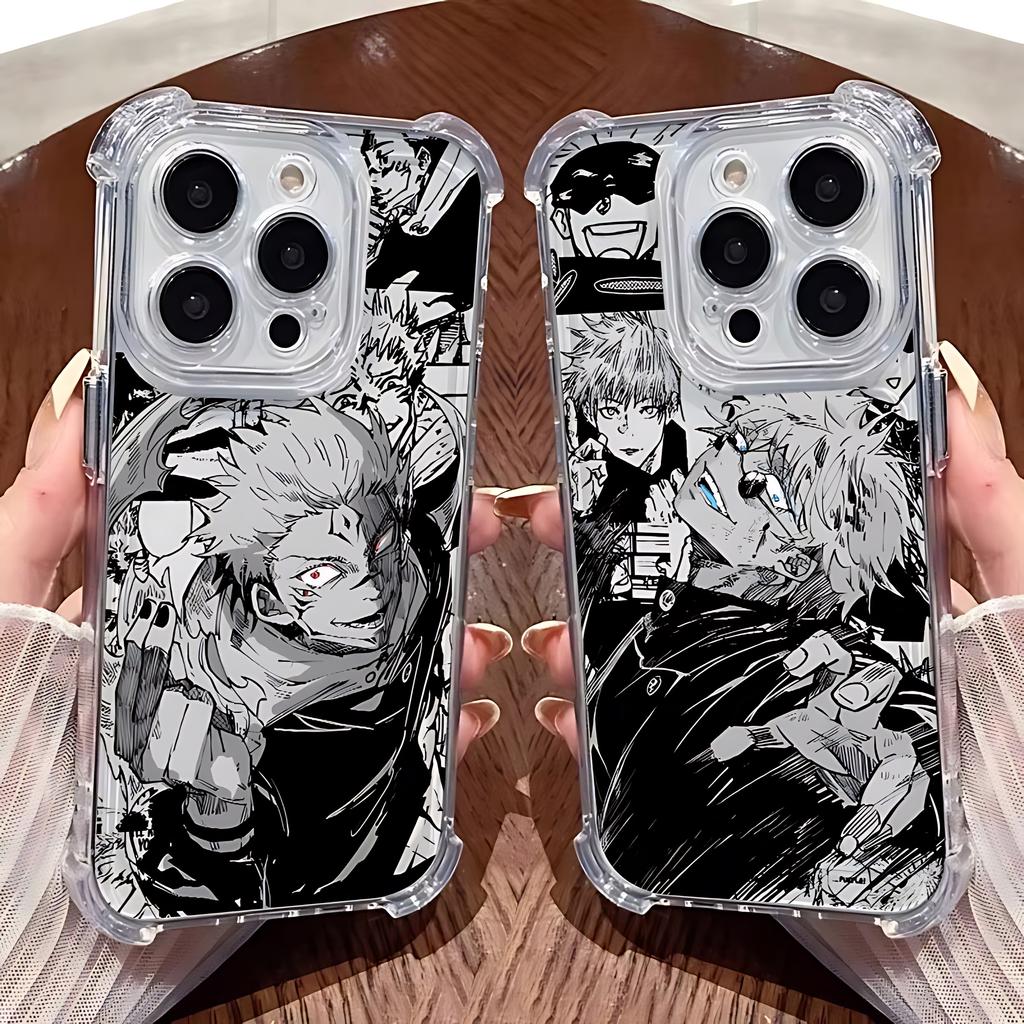 Jujutsus Anime Kaisens Phone Case For Samsung Galaxy S25 S24 S23 S22 S21 S20 Note20 Edge FE Ultra Plus 4G 5G Anti Fall TPU Cover
