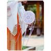 Floral Lantern with Pearls and Ribbon MidAutumn Festival Handheld Toy Kids Led Lights New Year Night Market Stall
