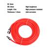 5*8mm High Pressure Flexible Air Compressor Hose with MaleFemale Quick Connector 15M Red