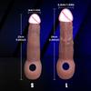 1/10 Vibration Dick Ring Penis Enlargement Sleeve Silicone Sex Toy Enhancer Cover Extension