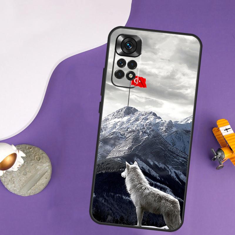 

Turkey Wolf Mustafa Kemal Atatürk Case For Xiaomi Redmi Note 13 Pro 14 12 9 10 11 Pro 10S 11S 12S Redmi 10C 13C 14C 12C Cover Redmi Note 12S