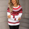 Ladies' Fashionable Heart-shaped Sweater, Loose And Versatile Valentine's Day Knitted Pullover Sweater