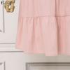 ZANZEA Womens Lace Patchwork Casual Round Neck Short Sleeve Elegant Dress