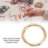 20pcs Gold Spring O Rings Silver Snap Clips Jewelry Tools Spring Buckles  Pet Chains
