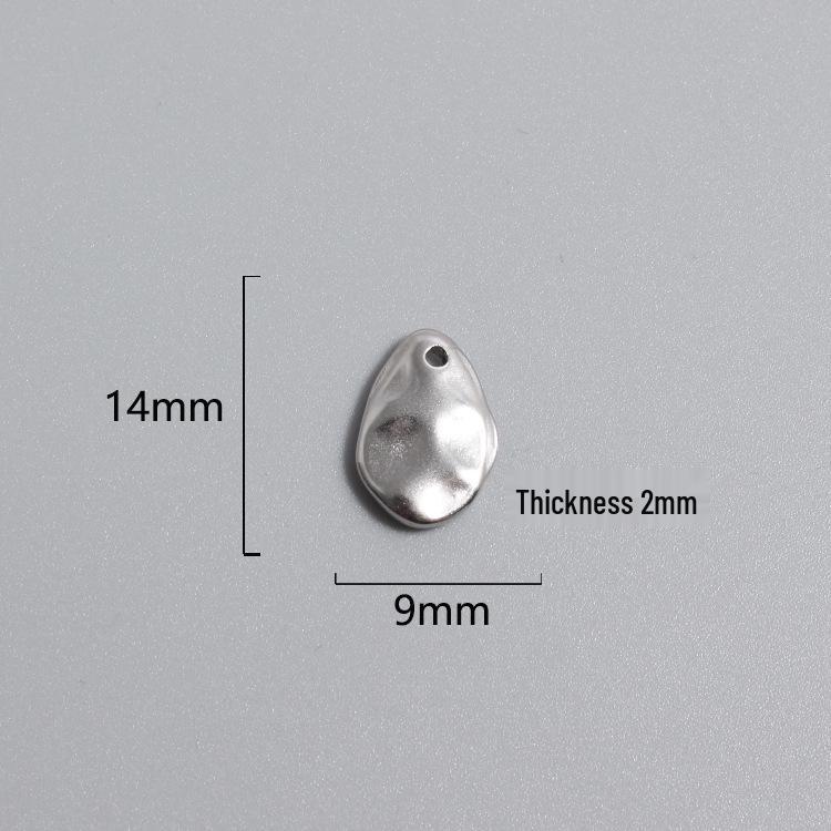 Retro Titanium Steel Cross Necklace Pendant - Stainless Steel DIY Jewelry Accessory, Fade-Resistant