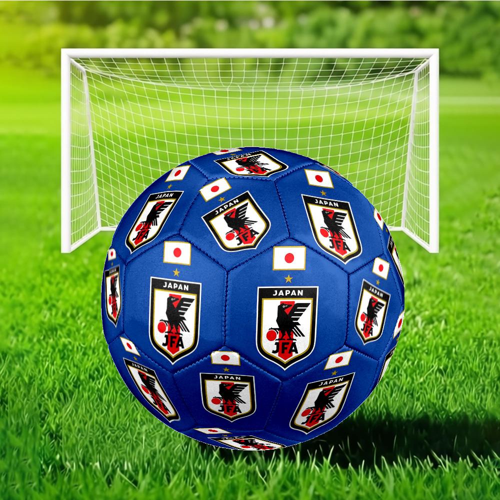 Japan Football Association Emblem Size 5 Soccer Ball, Suitable for Training and Matches, High-Elasticity, Wear-Resistant Material Gift for Fan