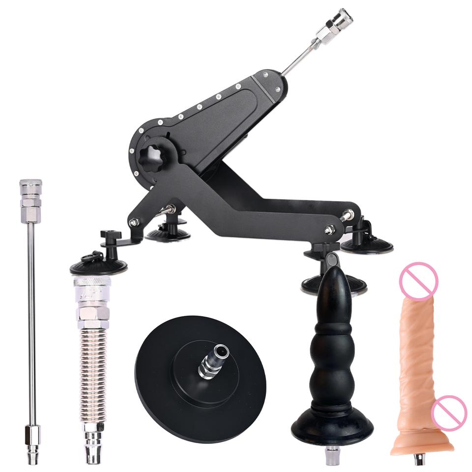 Sex Machine ROUGH BEAST 210° Adjustable Maturbation Machine with Attachments for Women Men