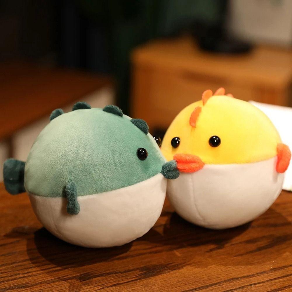 Gift Stuffed Toy Squeezes Doll Puffer Fish Plush Doll Decompression Doll Puffer Fish Plush Toy