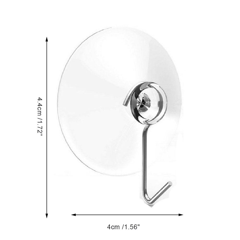1/8/12pcs Suction Cup Hooks Strong Suction Cup Holder with Plastic Hooks For Glass Window Home Kitchen Bathroom Wall Hook Hanger