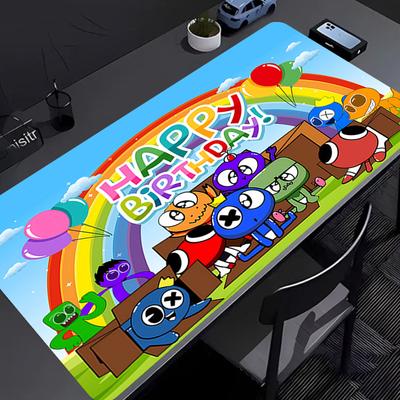 Rainbow Friends1 Mouse Pad - Non-Slip Rubber Base, Smooth Surface for Work,Gaming,Office,And Home Use, Desk Mouse Pad