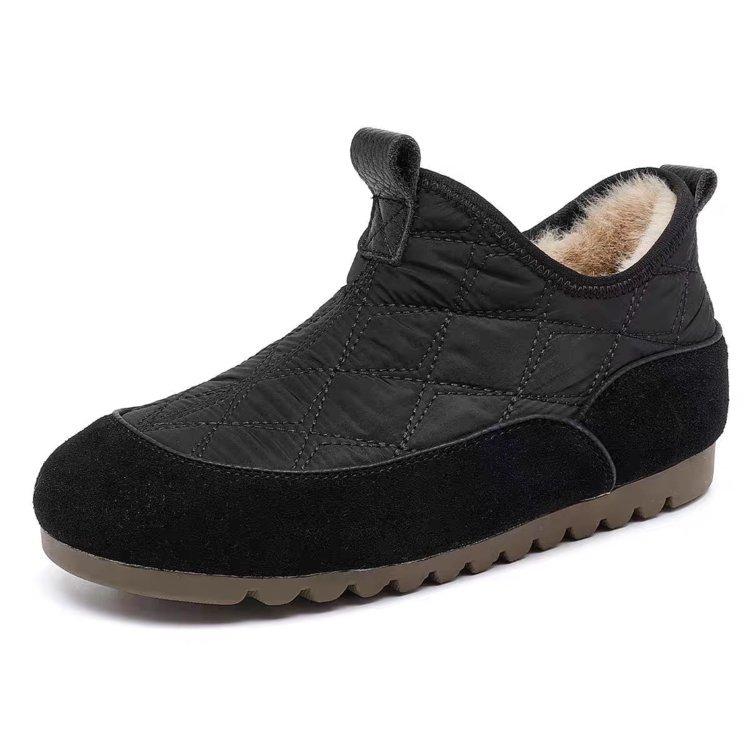 Snow Boots Winter Velvet Thickened Waterproof Versatile Women's Shoes 2025 Popular Short Boots Soft Sole Soft Surface Comfortable Cotton Shoes