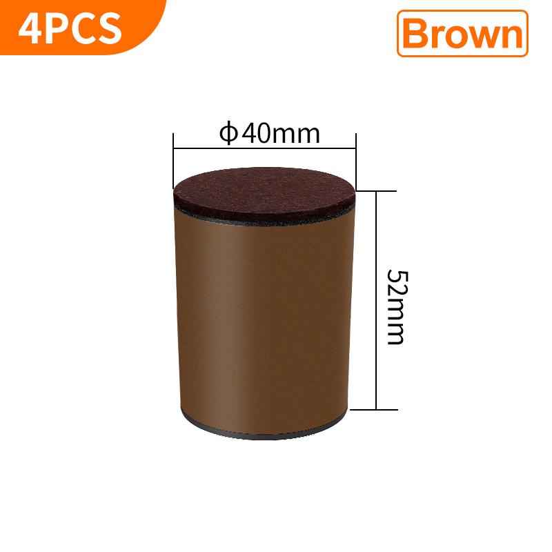 4PCS Carbon Steel Furniture Riser Beg Leg Raiser Adds Height To Heavy Furniture Round Square Sofa Chair Table Feet Riser Black