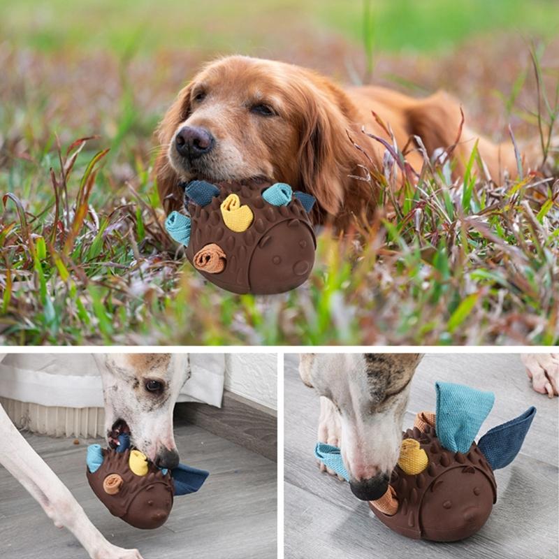 Impregnable Puppies Toy Squeaking Plaything Grinding Teeth Dog Chewing Toy for Enhances Mental Stimulation