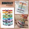 10-Piece Set Of Retro Colorful Butterfly Accessories Braided Bracelet Set Bohemian Stackable Adjustable Bracelets