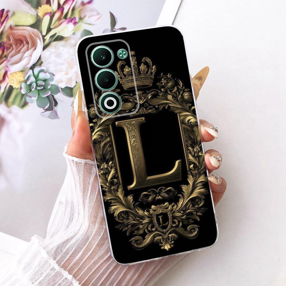 2025 Fashion Crown Letter Case For OPPO A5 CPH2727 Soft Silicone TPU Back Cover For Oppo A5 5G CPH2735 Phone Cases