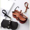 Soft Leather Sunglasses Bag Eyewear Case Container Storage Box Portable Hanging Glasses Bag Anti-Compression Sunglasses Holder