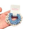 The New Sweet Lace Denim Hair Ring Fashion All-match Girl Hair Rope High-value All-match Ponytail Hair Accessories