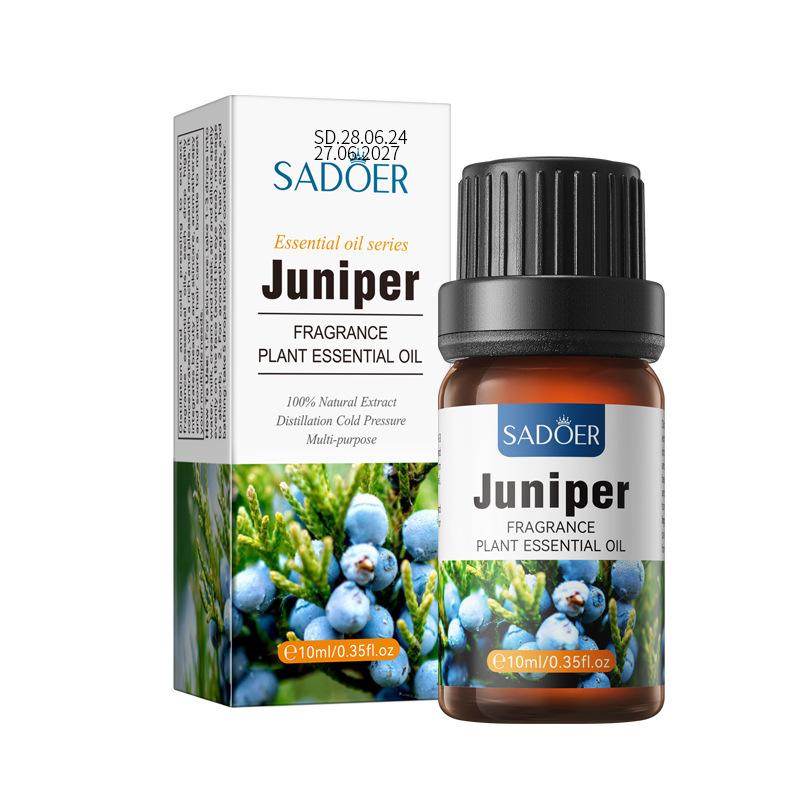 SADOER Aromatherapy Essential Oil Sakura Mint Vanilla Fragrance Massage Soothing Skin Care One Bottle Multi-Use Essential Oil