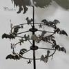 Decorazione Giardino Halloween Strega Girandola, Arte per Cortile Metallo Esterno Palo Fantasioso, Girandola Volante per Prato Patio Sentiero Decorazioni Autunnali