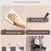Bathroom Cleaning Set: Toilet Brush, Plunger, Storage Rack - No Dead Corners