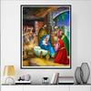Disney Diamond Painting, Nativity Theme Religious Painting Mosaic Craft Hobby DIY Gift Home Decoration Embroidery