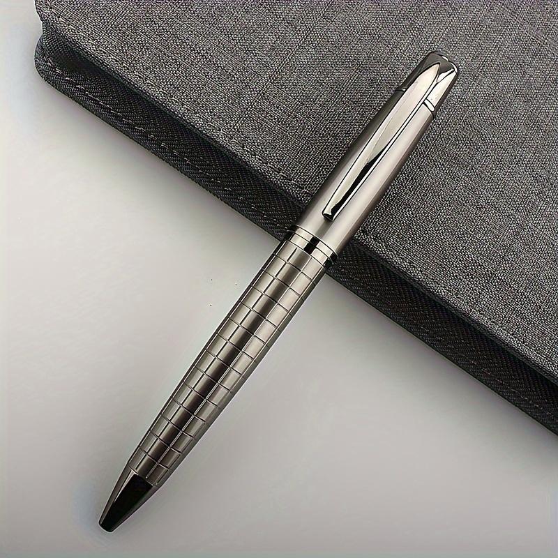 Luxuriöser Kugelschreiber aus Metall mit schwerer Haptik, für die Schule, das Büro, mit Unterschriftenroller, Schreibkugelschreiber, Schreibwaren für Studenten