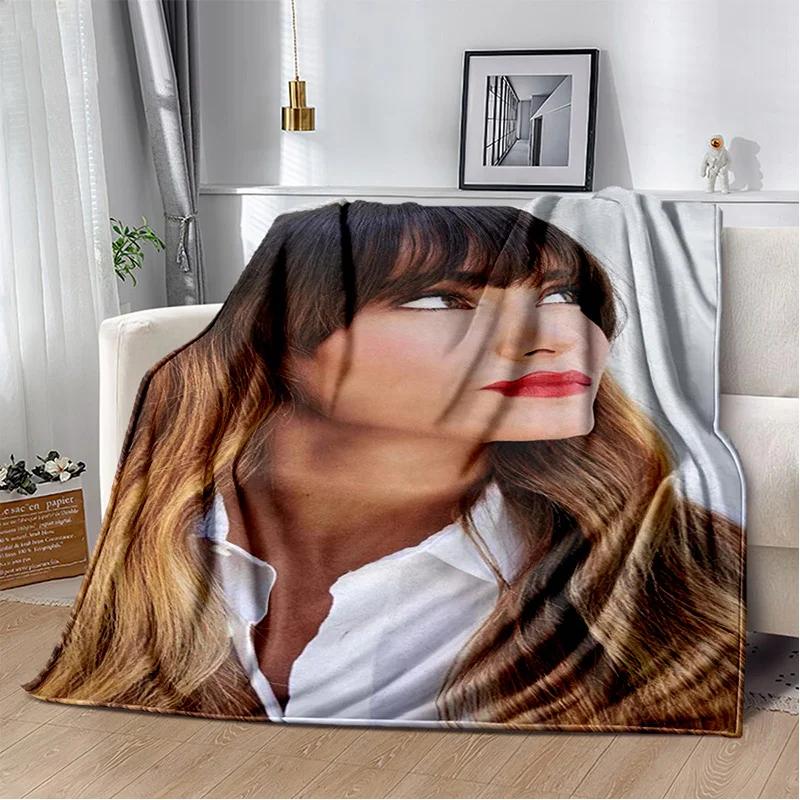3D Spanish Singer Cute Aitana Soft Plush Blanket,Flannel Blanket Throw Blanket for Living Room Bedroom Bed Sofa Picnic Cover Kid
