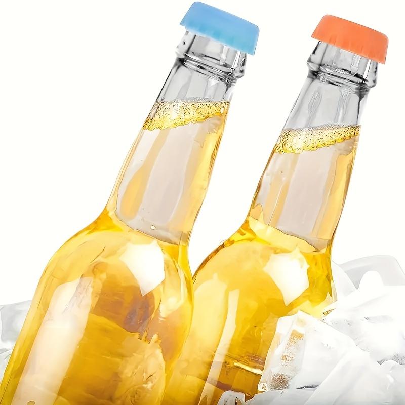 6pcs/set Colorful Reusable Silicone Bottle Cap For Wine, Beer, And Beverages - Seals,Preserves Freshness For Kitchen Vinegar, Soy Sauce,Soda Bottles