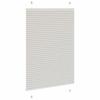 Light Grey Pleated Blind 95X100 Cm Fabric Width 94.4 Cm
