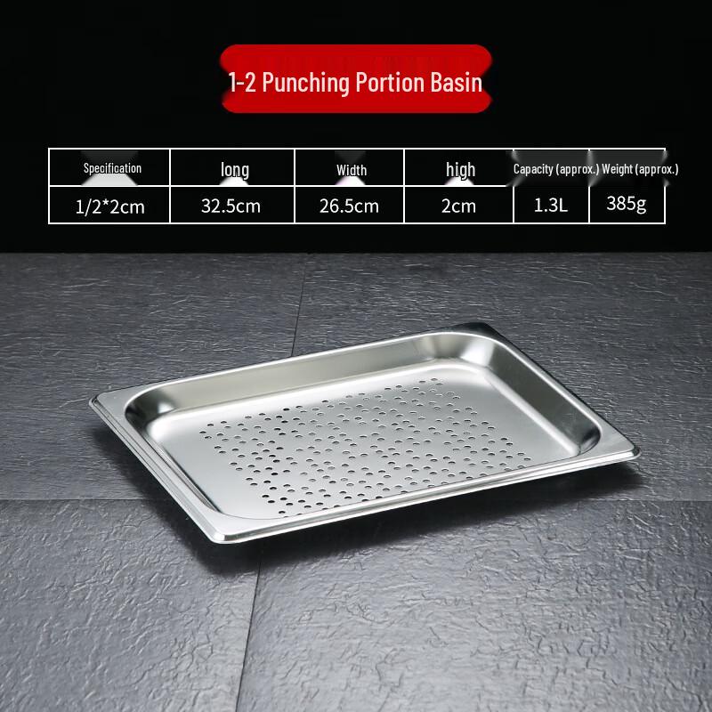 Stainless Steel Perforated Buffet Drain Pan
