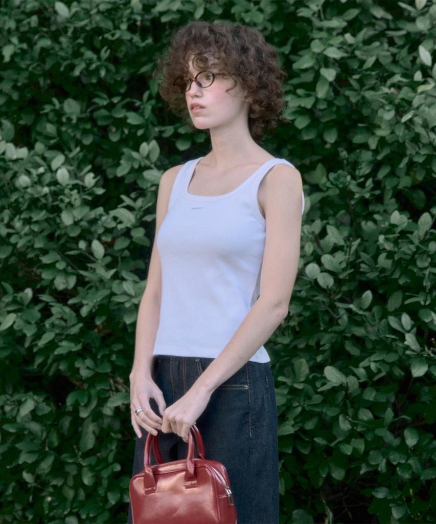 JUCYJUDY Sleeveless Ribbed T-Shirt Jzts020B