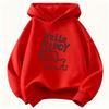 Stylish New Kids' Cartoon-Print Hoodie – Warm, Fleece-Lined, and Thickened for Boys and Girls; Suitable for Autumn/Winter, Casual Wear, and Sports.
