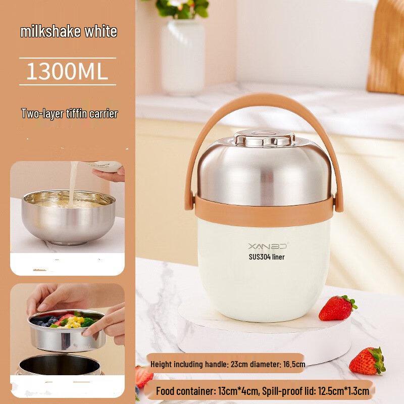 Tragbare isolierte Edelstahl-Lunchbox