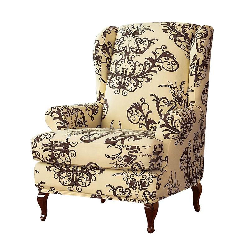 Elastic Tiger Print Milk Silk Bench & Chair Cover - Full Wrap