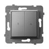 Ospel Aria Grey Matt - Reflective Blind Connector ŁP-7U//70