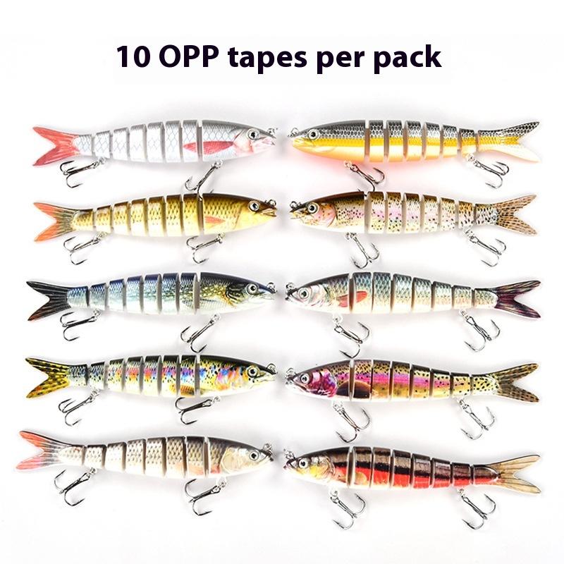 Section Luya Bait 8 Fish Freshwater Sea Fishing Bait Hard Bait Luya Bait Long Throw