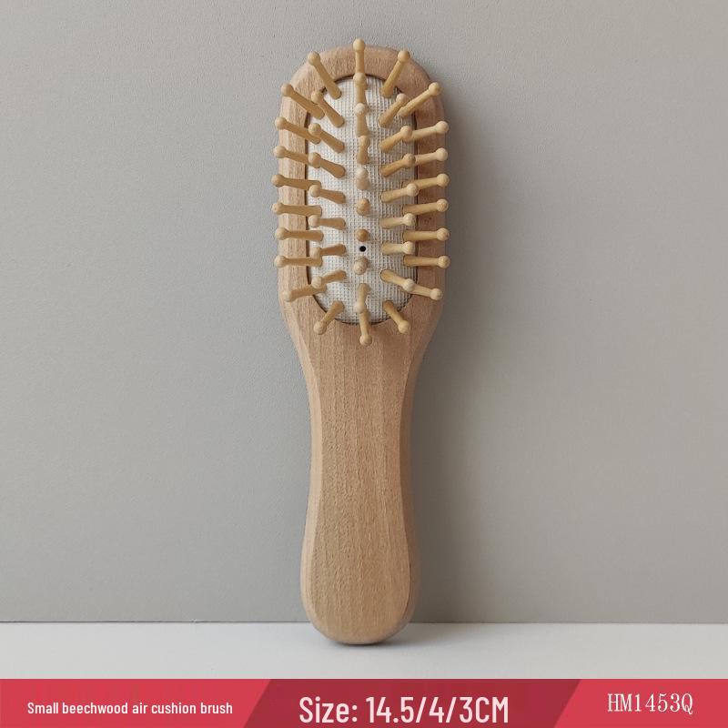 

Компактная расческа для ухода за волосами с подушкой безопасности: Женская высококачественная, портативная, не повреждающая волосы щетка для разглаживания и массажа