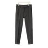 Autumn and winter velvet thickened semi-elastic waist pants men's straight woolen pants non-ironing casual large size suit pants men