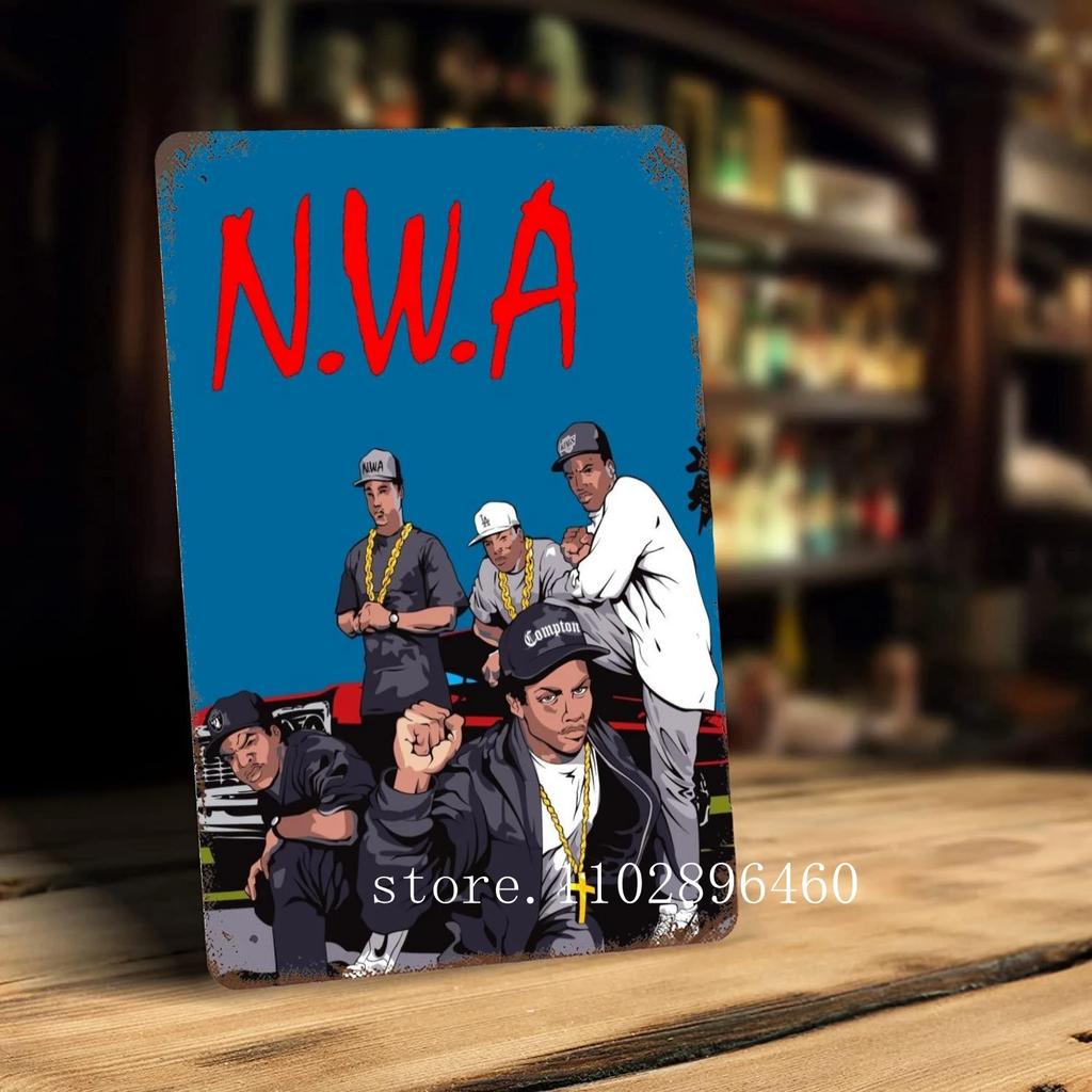 nwa Metal Plaques & Signs wall decor Vintage Tin Signs Captain Metal Poster Decor for Bar Pub Club Wall Decoration